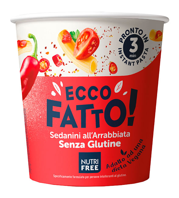 Nutrifree Ecco Fatto Sedanini All'arrabbiata 70 G