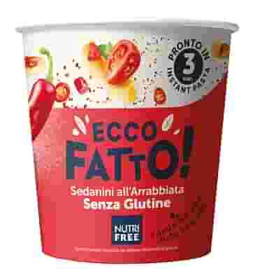 NUTRIFREE ECCO FATTO SEDANINI ALL'ARRABBIATA 70 G