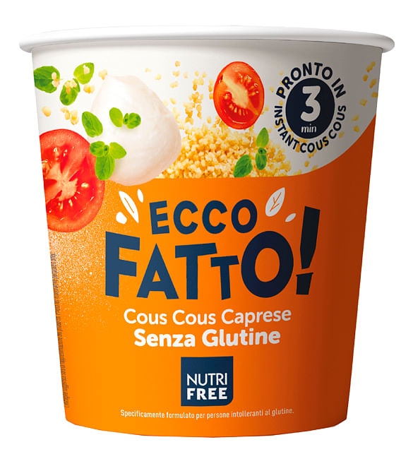 Nutrifree Ecco Fatto Cous Cous Caprese 70 G