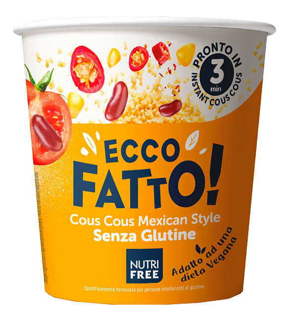 Nutrifree Ecco Fatto Cous Cous Mexican Style 70 G