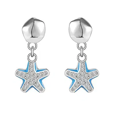 ORECCHINI DEFINITIVI 401 MEDICAL JEWELS PENDENTE ARGENTO STELLA MARINA ORECCHINI DEFINITIVI 401 MEDICAL JEWELS PENDENTE ARGENTO STELLA MARINA