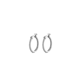ORECCHINI DEFINITIVI 407 MEDICAL JEWELS CERCHIO ARGENTO PAVE'