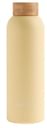 WATERDROP BOTTIGLIA ACCIAIO PASTEL YELLOW MATT DA 600 ML