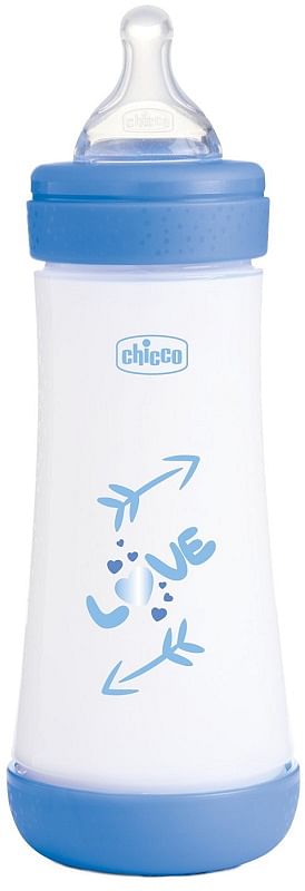 Chicco Biberon P5 300 Ml Fast Silicone Boy