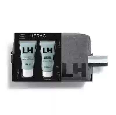 LIERAC HOMME COFFRET ANTI FATICA 50 ML + GEL DOCCIA 50 ML + TROUSSE