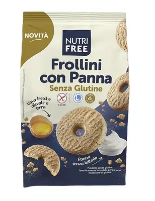NUTRIFREE FROLLINI COM PANNA 250 G NUTRIFREE FROLLINI COM PANNA 250 G