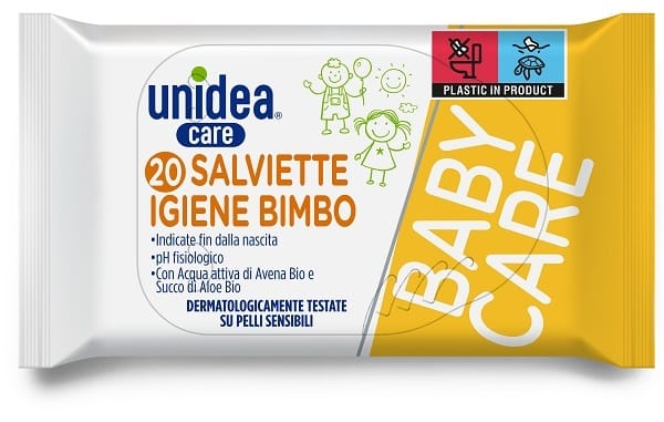 Unidea Salviette Umidificate Baby Pocket Nuova Formula 20 Pezzi
