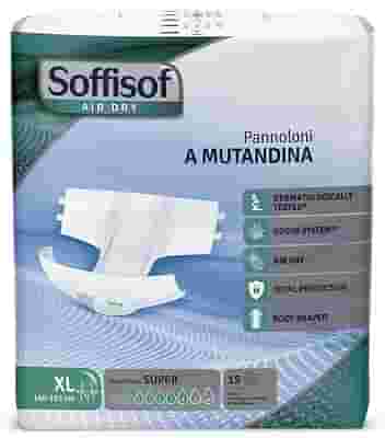 S.I.L.C.  PANNOLINO MUTANDINA AIR DRY SOFFISOF SUPER XL 15 PEZZI