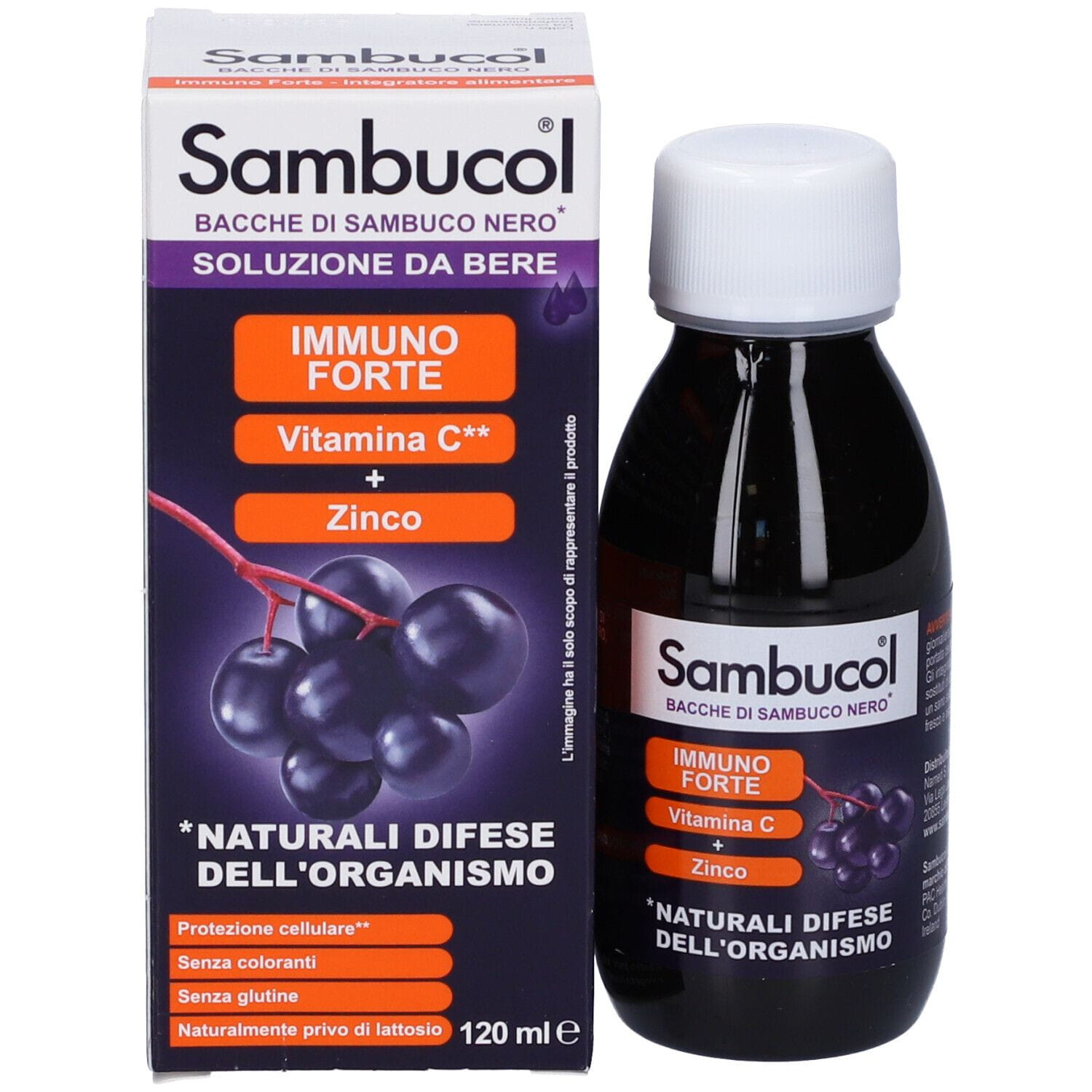SAMBUCOL LIQUIDO DA BERE 120 ML