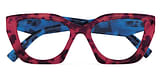 OCCHIALE DA LETTURA PREMONTATO TWINS PLATINUM GRECALE ROSSO-BLU DEMI +2.50 DIOTTRIE  1 PAIO