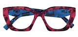 OCCHIALE DA LETTURA PREMONTATO TWINS PLATINUM GRECALE ROSSO-BLU DEMI +3.00 DIOTTRIE  1 PAIO