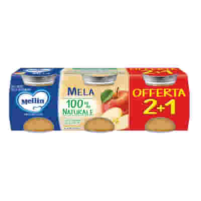 MELLIN OMOGENEIZZATO MELA 3PZ DA 100 G