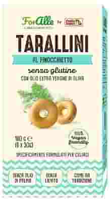 FORALLE TARALLINI SENZA GLUTINE FINOCCHIETTO 6 BUSTINE DA 30 G