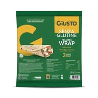 GIUSTO SENZA GLUTINE WRAP CON AVENA 3 PEZZI DA 60 G