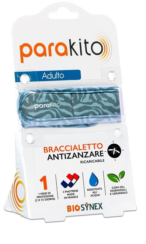 PARAKITO BRACCIALE ADULTO ANTI ZANZARE GRAPHIC MIMETICO GIUNGLA