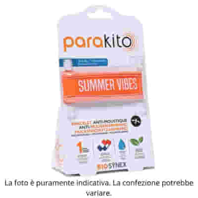 PARAKITO BRACCIALE GOOD VIBES ARANCIONE ADULTO ANTI ZANZARE