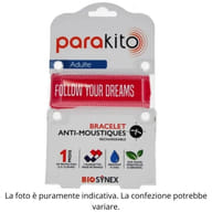 PARAKITO BRACCIALE GOOD VIBES FUCSIA ADULTO ANTI ZANZARE