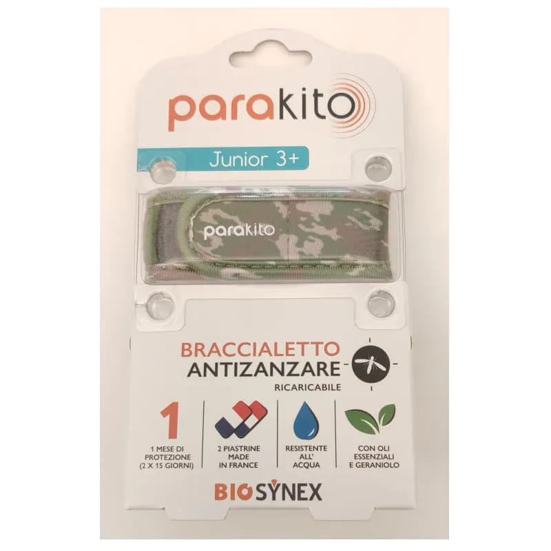 PARAKITO BRACCIALE MIMETICO JUNIOR ANTI ZANZARE