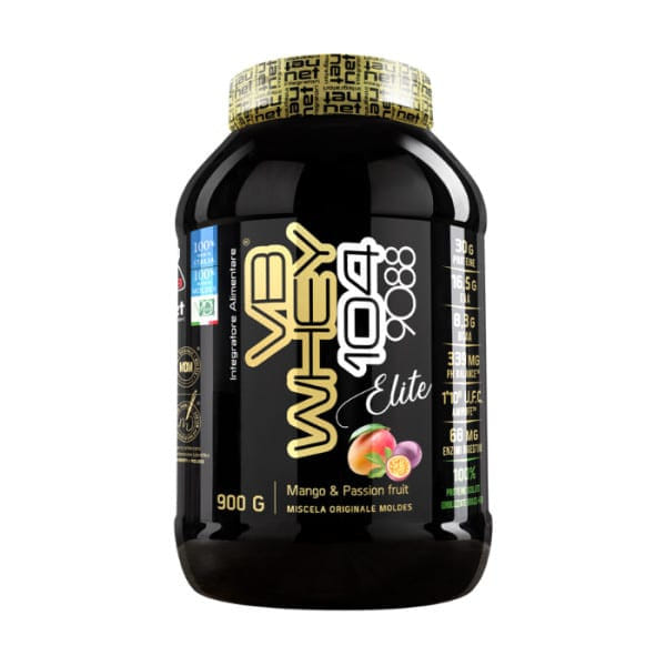 NET INTEGRATORI VB WHEY 104 9088 ELITE MANGO E PASSION FRUIT 900 G