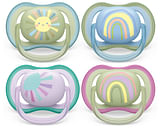 SUCCHIETTO AVENT ULTRA AIR 0-6M MIXED ROSA SOLE/ARCOBALENO