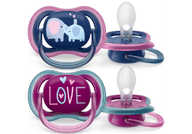 SUCCHIETTO AVENT ULTRA AIR 18M+ ELEFANTI/AMORE