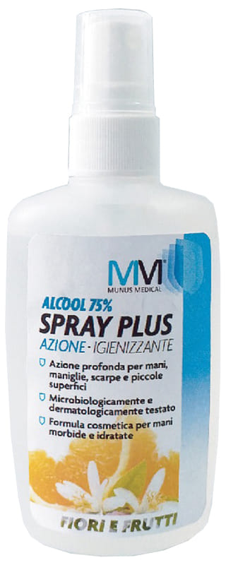 MUNUS MEDICAL IGIENIZZANTE SPRAY MANI E SUPERFICI FIORI&FRUTTA 110 ML