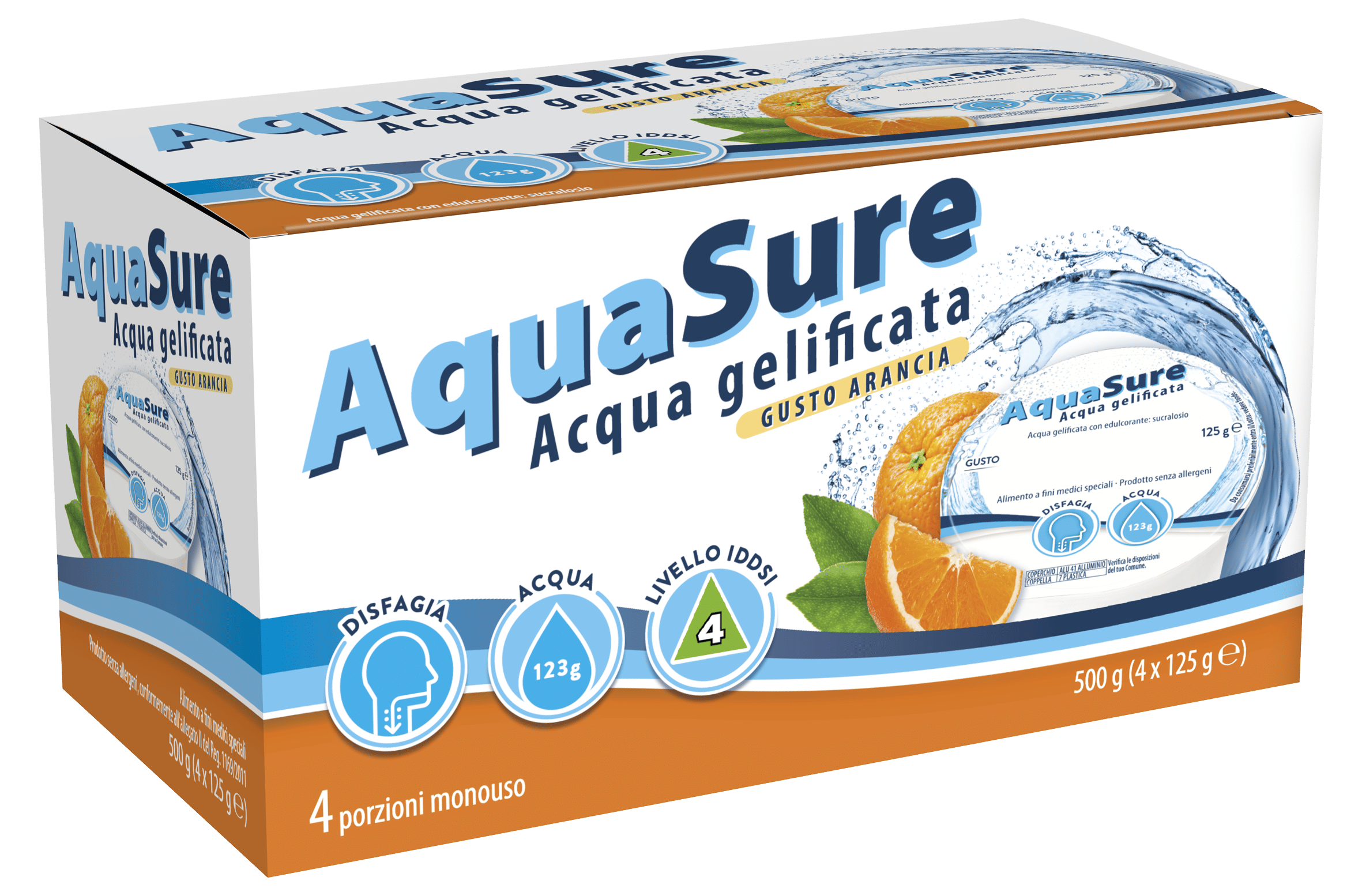 Aquasure 4x125g Arancia