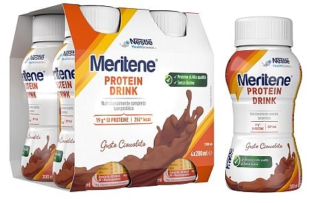 Meritene Drink Cioccolato 4 Pezzi Da 200 Ml