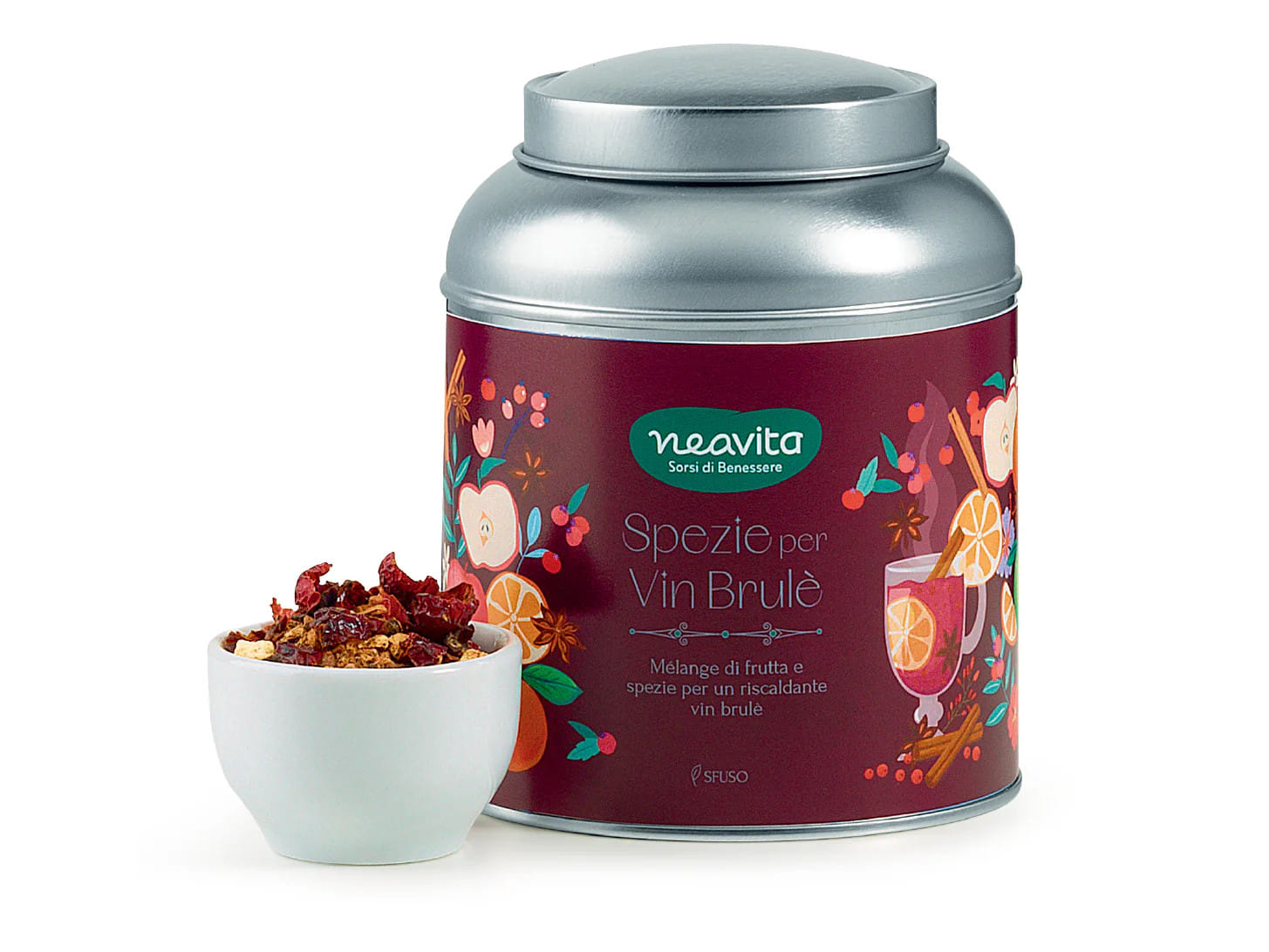 NEAVITA INFUSO SPEZIE PER VIN BRULE' NEW 1 KG
