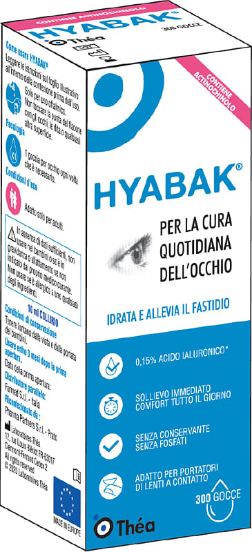 Farmed Hyabak Soluzione Oftalmica 10 Ml