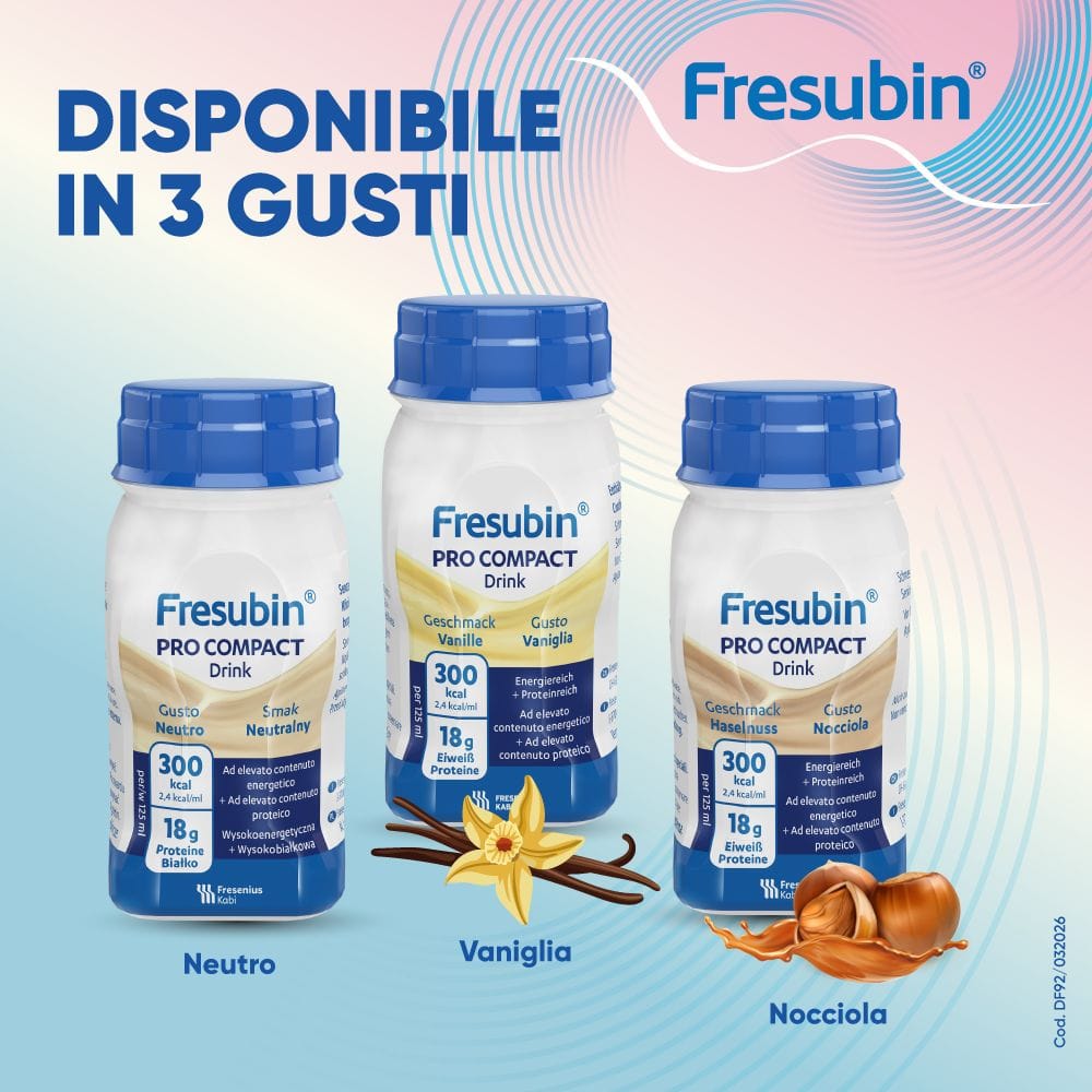 FRESUBIN PRO COMPACT DRINK VANIGLIA 4 FLACONI DA 125 ML