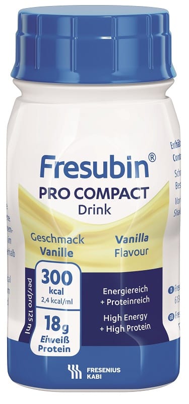 FRESUBIN PRO COMPACT DRINK VANIGLIA 4 FLACONI DA 125 ML