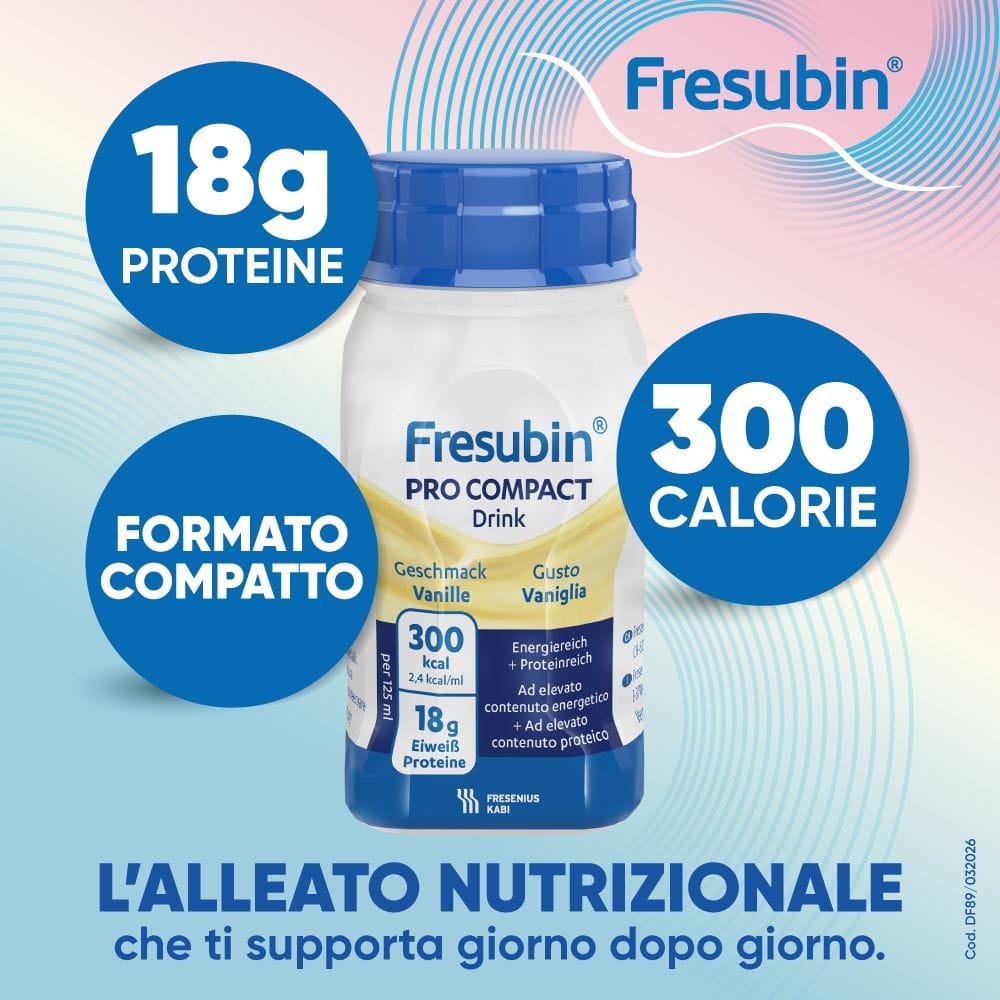 FRESUBIN PRO COMPACT DRINK VANIGLIA 4 FLACONI DA 125 ML