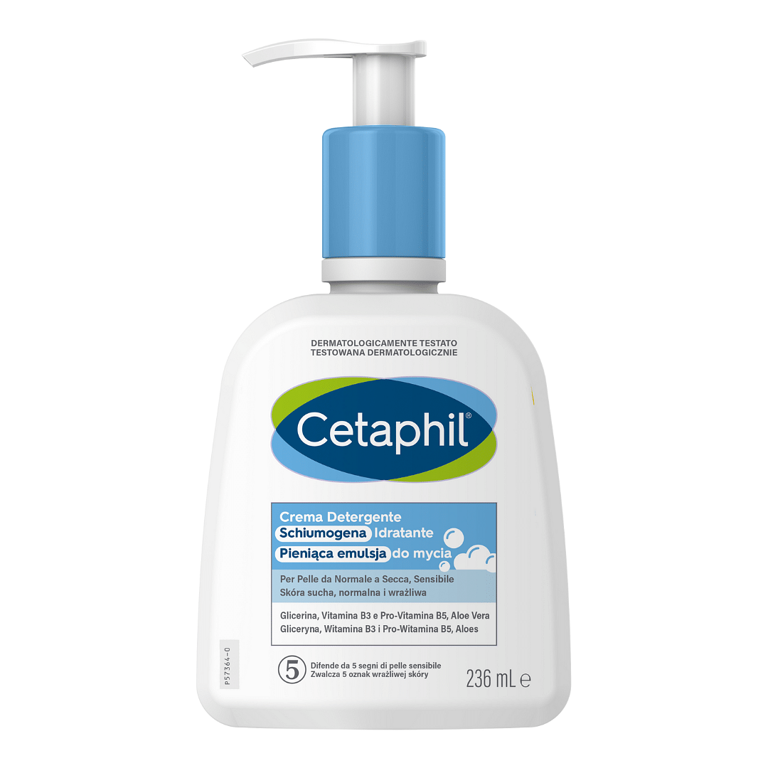 Cetaphil Crema Detergente Schiumogena Idratante 236 Ml