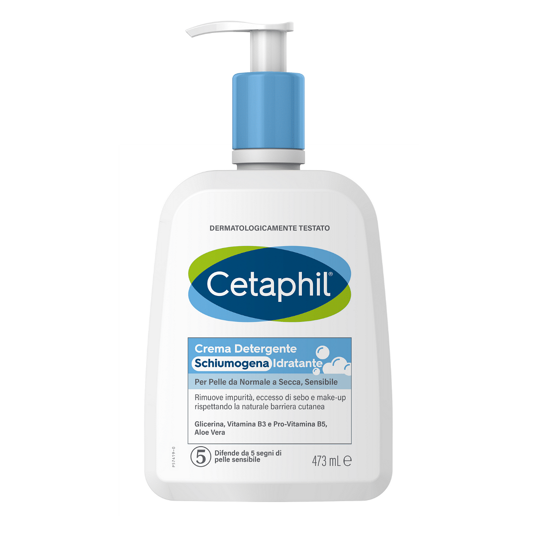 Cetaphil Crema Detergente Schiumogena Idratante 473 Ml