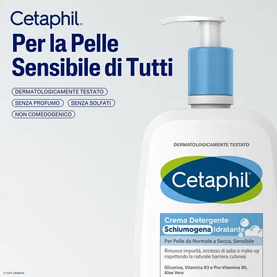CETAPHIL CREMA DETERGENTE SCHIUMOGENA IDRATANTE 473 ML CETAPHIL CREMA DETERGENTE SCHIUMOGENA IDRATANTE 473 ML