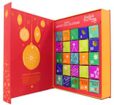 ENGLISH TEA SHOP AVVENTO TRIANGOLARE RED TISANE AROMATIZZATE AI SAPORI DELLE FESTE BOX 25 ASTUCCI A FILTRO PIRAMIDALI