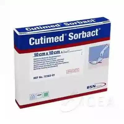 ESSITY MEDICAZIONE ADSORBENTE DI CAPTAZIONE BATTERICA CUTIMED SORBACT 10X10CM 5 PEZZI