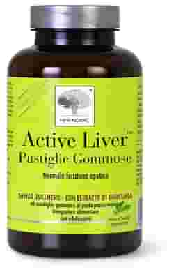 ACTIVE LIVER 60 PASTIGLIE GOMMOSE SENZA ZUCCHERO GUSTO PESCA/MANGO