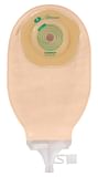 SACCA STOMIA AD ALTA PORTATA HIGH FLOW FLEXIMA ACTIVE O'CONVEX CONVESSITA' SOFFICE RITAGLIABILE 15-45 MM MIDI BEIGE CON FINESTRA ISPEZIONABILE 10 PEZZI