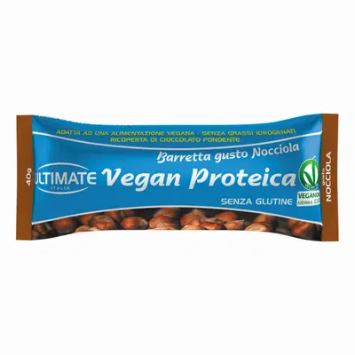 ULTIMATE BARRETTA PROTEICA VEGANA NOCCIOLA 40 G ULTIMATE BARRETTA PROTEICA VEGANA NOCCIOLA 40 G