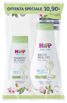 HIPP SPECIAL PACK 1 SHAMPOO DELICATO 200 ML + 1 BAGNO DELICATO 350 ML HIPP SPECIAL PACK 1 SHAMPOO DELICATO 200 ML + 1 BAGNO DELICATO 350 ML