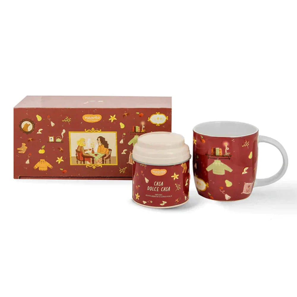 NEAVITA COFANETTO COCCOLE DI TE' CONTIENE INFUSO CASA DOLCE CASA 6 FILTRI E MUG DA 350 ML