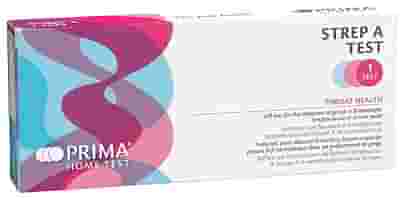 TEST AUTODIAGNOSTICO PRIMA HOME TEST STREP A RILEVAZIONE ANTIGENI SPECIFICI STREPTOCOCCO A MEDIANTE IMMUNOCROMATOGRAFIA