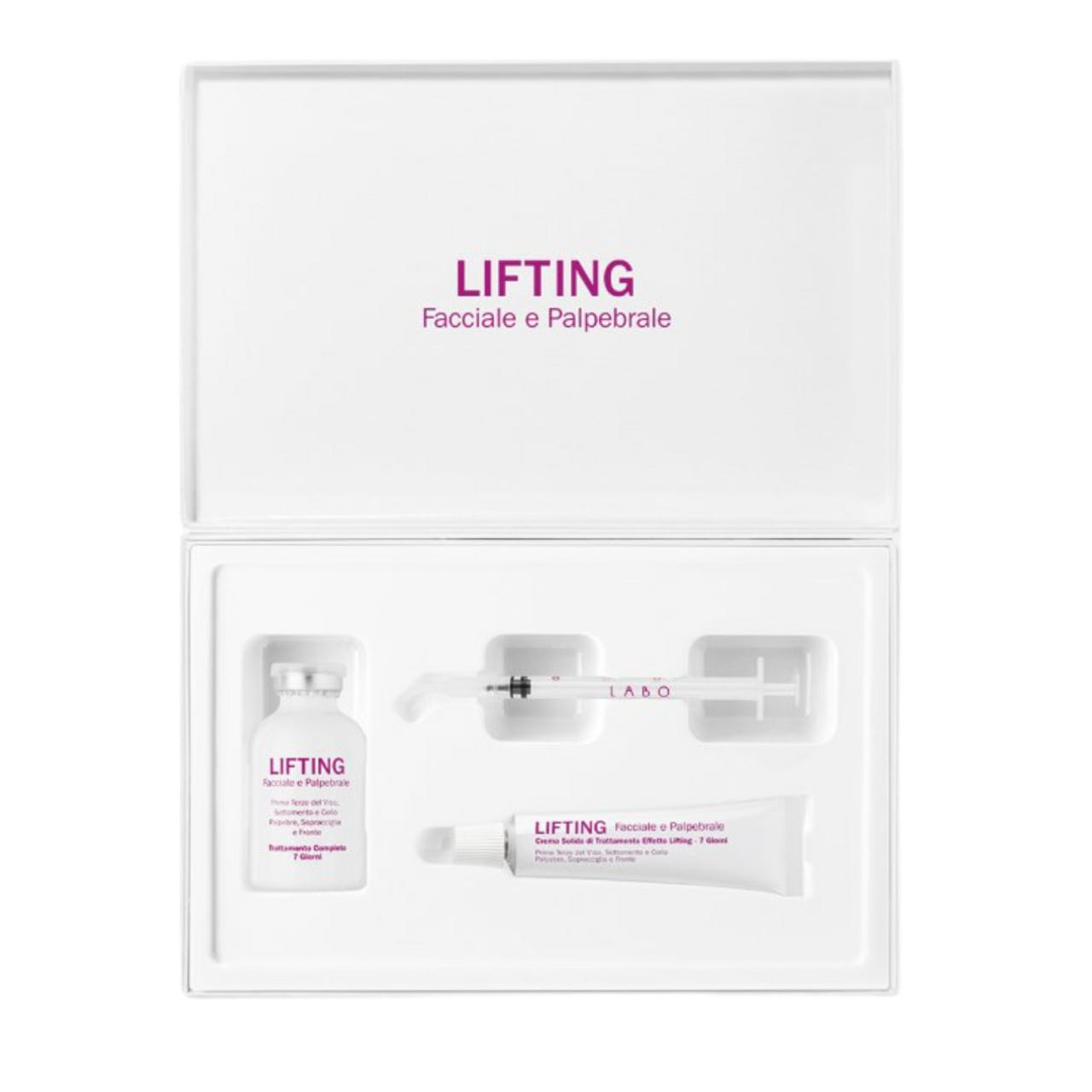 LIFTING FACCIALE E PALPEBRALE GRADO 4 TRATTAMENTO INTENSIVO 7 GIORNI SERUM 30 ML + CREMA 15 ML