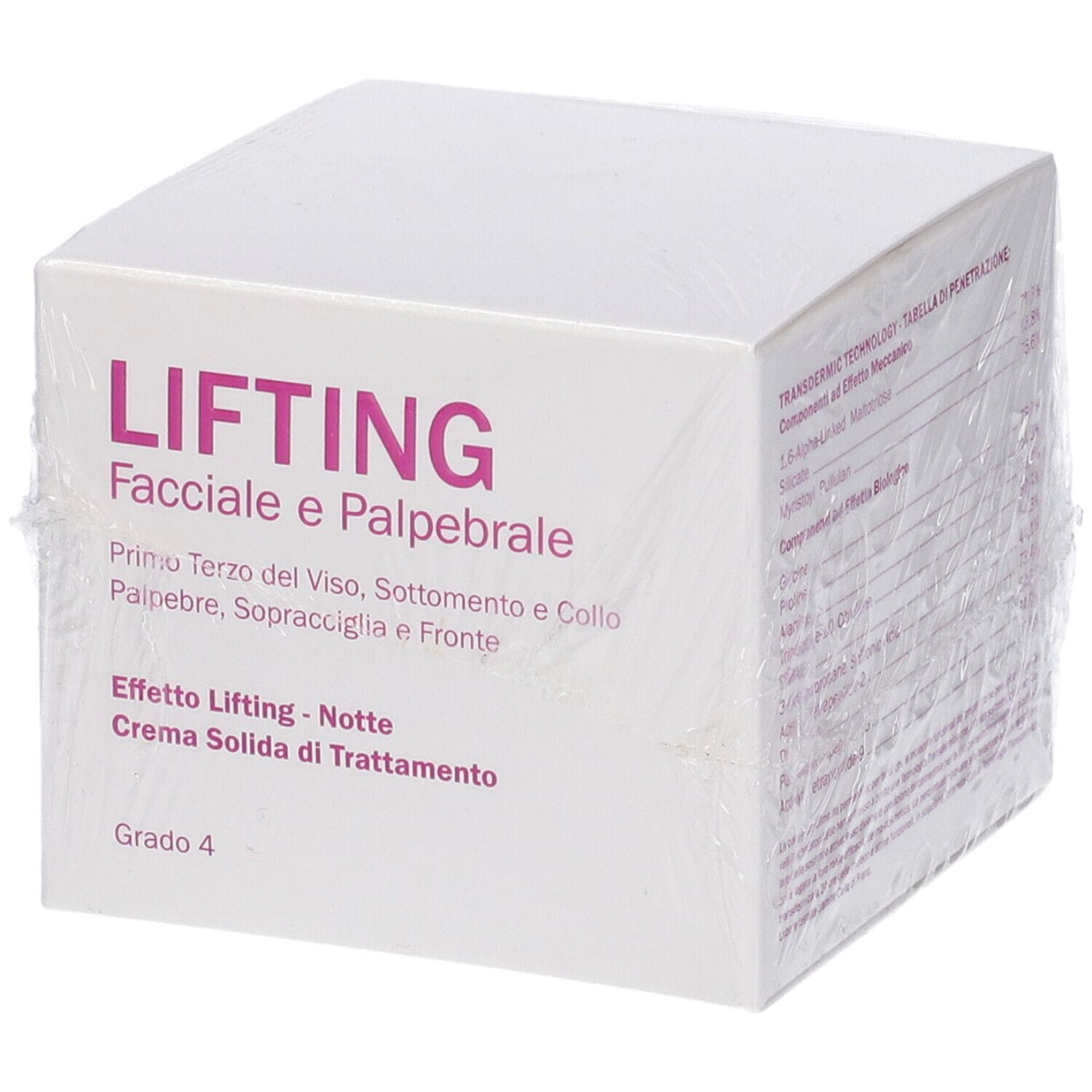 LIFTING FACCIALE E PALPEBRALE GRADO 4 CREMA NOTTE 50 ML