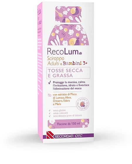 Recolum Sciroppo Tosse Adulti Bambini 150 Ml