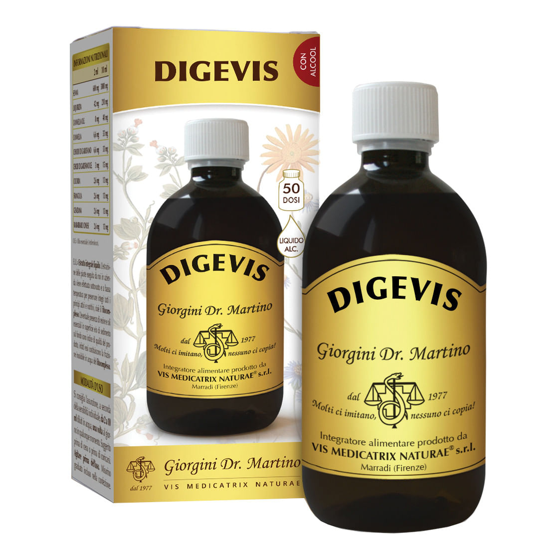 DIGEVIS LIQUIDO ALCOOLICO 500 ML