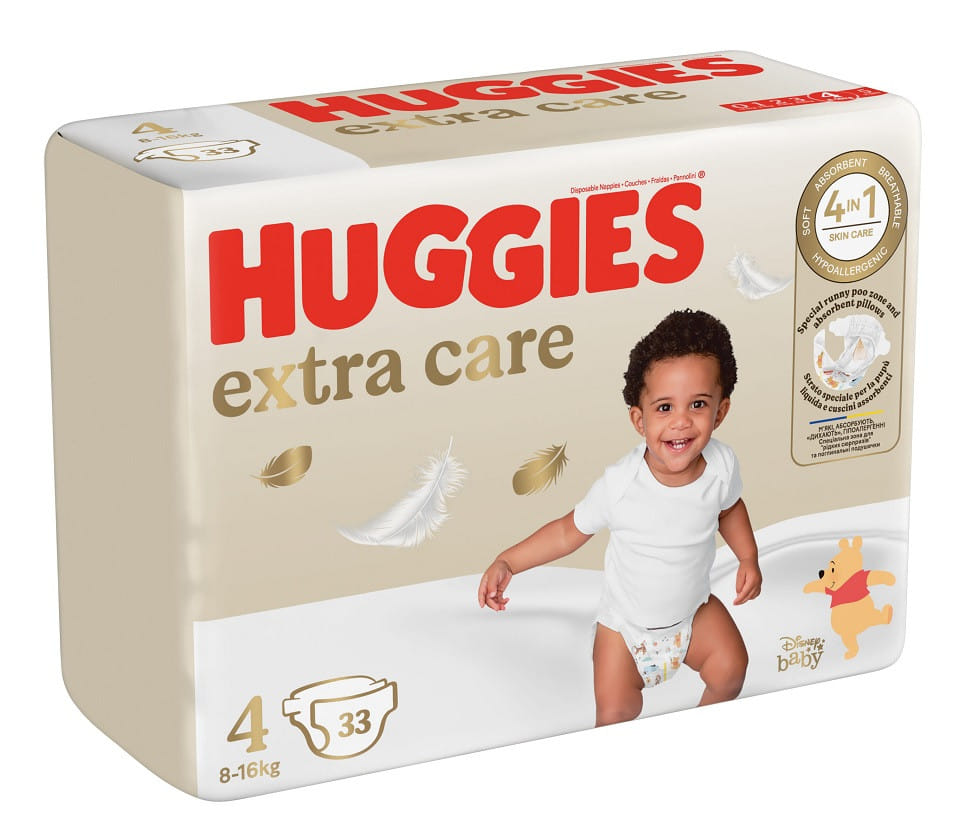 HUGGIES EXTRA CARE GRANDE MISURA 4 33 PEZZI