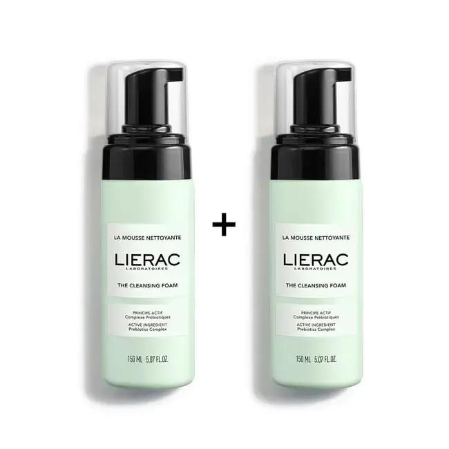 LIERAC DUO MOUSSE STRUCCANTE 150 ML 2 CONFEZIONI